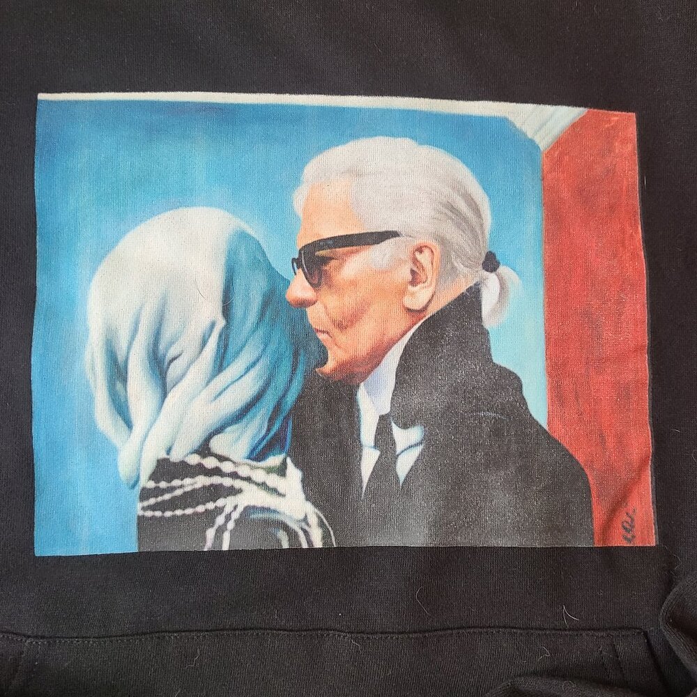 UrbanCoolab "The Lovers 2" Karl Lagerfeld Unisex Hoodie - NWT